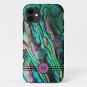Hübsch Painterly Paua Abalone Initial Phone Case (Rückseite)