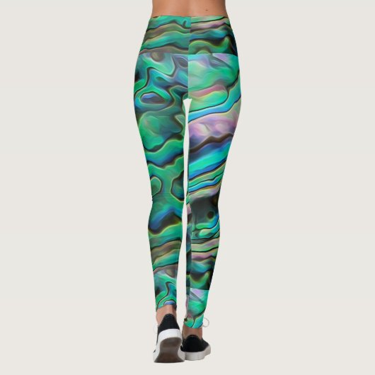 Hübsch Painterly Paua Abalone Legging Leggings (Rückseite)