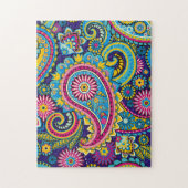 Hübsch Paisley Colorful Floral Puzzle (Vertikal)