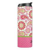 Hübsch Paisley Custom Thermal Tumbler Thermosbecher (Nach links gedreht)