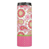 Hübsch Paisley Custom Thermal Tumbler Thermosbecher (Rückseite)