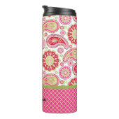 Hübsch Paisley Custom Thermal Tumbler Thermosbecher (Nach rechts gedreht)
