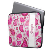 Hübsch Paisley Patch Laptopschutzhülle (Vorderseite Links)