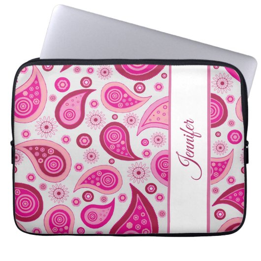 Hübsch Paisley Patch Laptopschutzhülle (Vorderseite)