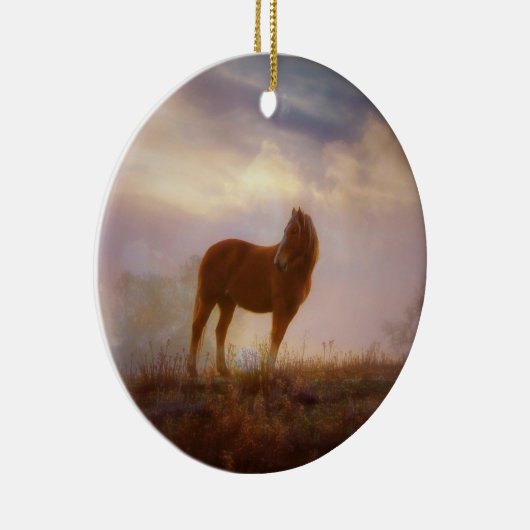 Hübsch Palomino Mustang Ornament (Rechts)