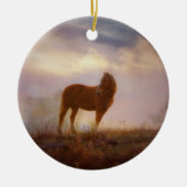 Hübsch Palomino Mustang Ornament (Vorne)
