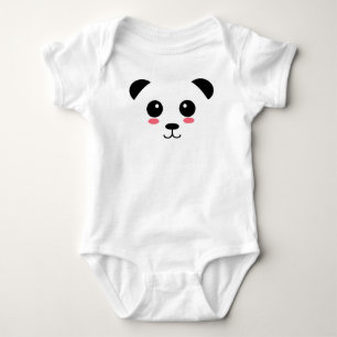 Hübsch Panda Baby Strampler