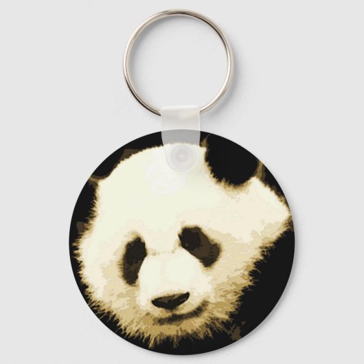 Hübsch Panda Key Chains Schlüsselanhänger (Vorderseite)
