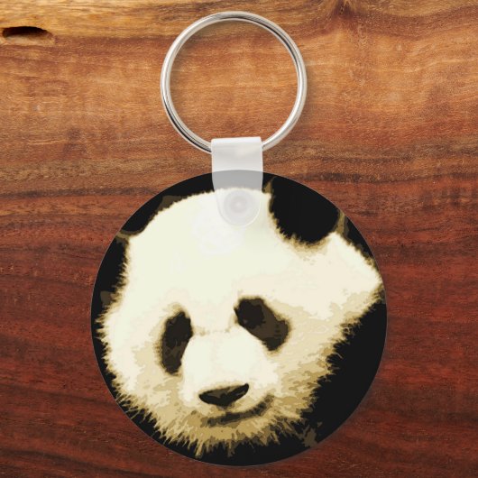 Hübsch Panda Key Chains Schlüsselanhänger (Vorderseite)