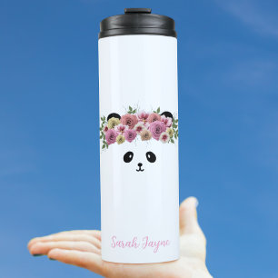Hübsch Panda Personalisiert Thermal Tumbler Thermosbecher