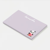 Hübsch Panda Post-it Klebezettel (angewinkelt)