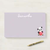 Hübsch Panda Post-it Klebezettel (Auf Schreibtisch)