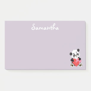 Hübsch Panda Post-it Klebezettel