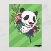Hübsch Panda Postkarte (Vorderseite)