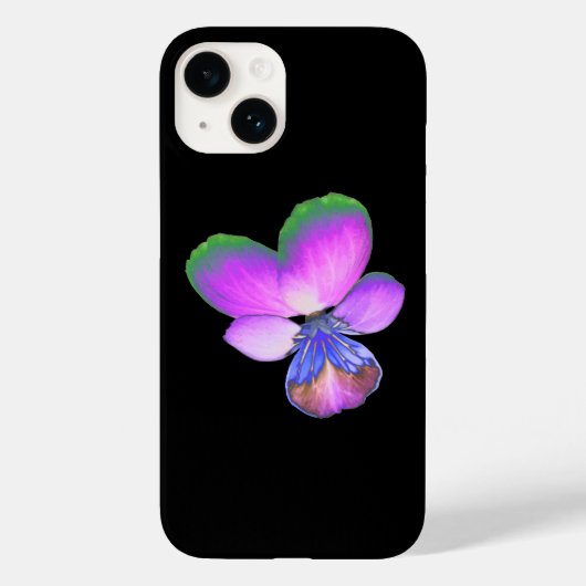Hübsch Pansy Case-Mate iPhone Hülle (Rückseite)