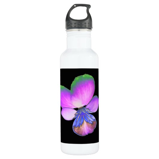Hübsch Pansy Edelstahlflasche (Vorderseite)