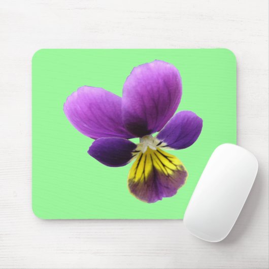Hübsch Pansy Mousepad (Mit Mouse)