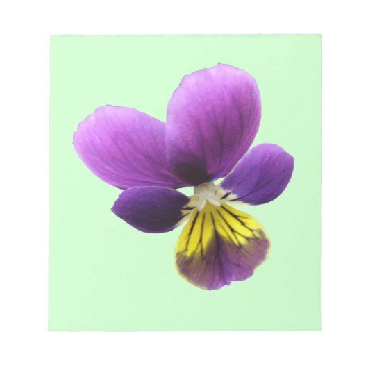 Hübsch Pansy Notepad Notizblock (Vorderseite)
