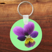 Hübsch Pansy Schlüsselanhänger (Vorderseite)