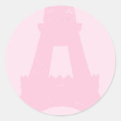 Hübsch-Paris-Aufkleber Runder Aufkleber (Vorderseite)