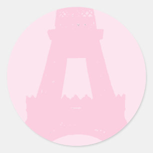 Hübsch-Paris-Aufkleber Runder Aufkleber