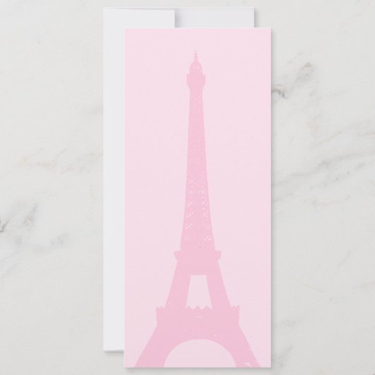 Hübsch Paris Save the Date (Rückseite)