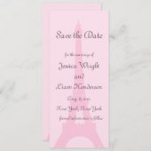 Hübsch Paris Save the Date (Vorne/Hinten)