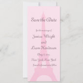 Hübsch Paris Save the Date (Vorderseite)