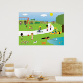 Hübsch Park Life-Poster Poster (Küche)
