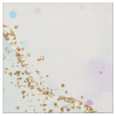 Hübsch Pastel Agate | Gold Glitzer Vein Watercolor Stoff (Nahaufnahme)