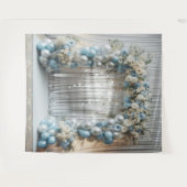 Hübsch Pastel Blue Balloon Arch Hanging Wandteppich (Vorderseite (Horizontal))