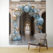 Hübsch Pastel Blue Balloon Arch Hanging Wandteppich (Beispiel)
