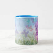 Hübsch Pastel Butterfly Garden Zweifarbige Tasse (Mittel)