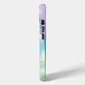 HÜBSCH PASTEL CHRISTMAS HOLIDAY BELLS Case-Mate iPhone HÜLLE (Rückseite / Links)