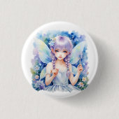 Hübsch Pastel Fairy Button (Vorderseite)