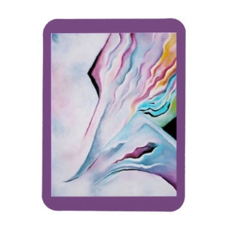 Hübsch Pastel Moderne Kunst, Küche Magnet