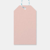 Hübsch Pastel Polka Dot Geschenkanhänger (Rückseite)