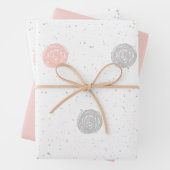 Hübsch Pastel Polka Dot Geschenkpapier Set (Beispiel)