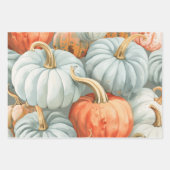 Hübsch Pastel Pumpkins Geschenkpapier Set (Vorderseite 2)