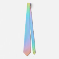 Hübsch Pastel Rainbow Gradient Neck Tie