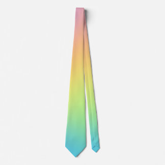 Hübsch Pastel Rainbow Gradient Wedding Neck Tie Krawatte
