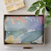 Hübsch Pastel Watercolor Florals Seidenpapier (Geschenk)