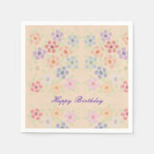 Hübsch Pastell Flower Paper Napkins Serviette (Vorderseite)