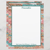 Hübsch Pastell Pink Blue Glitzer Personalisiert (Vorne/Hinten)