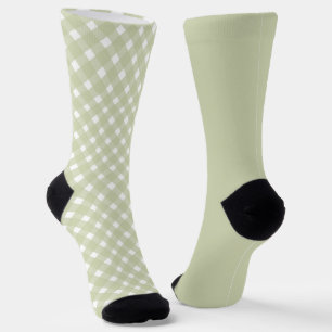 Hübsch Pastellgrün, ungerade Socken