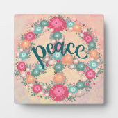 Hübsch Peace Floral Whimsical Inspiration Fotoplatte (Vorderseite)
