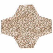 Hübsch Peach Brown Leopard Print Fußball (Flach)