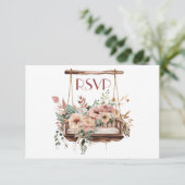 Hübsch Peach Garden UAWG Einladung (Stehend Vorderseite)