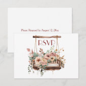 Hübsch Peach Garden UAWG Einladung (Vorne/Hinten)