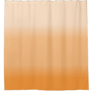 Hübsch Peach Ombre Duschvorhang
